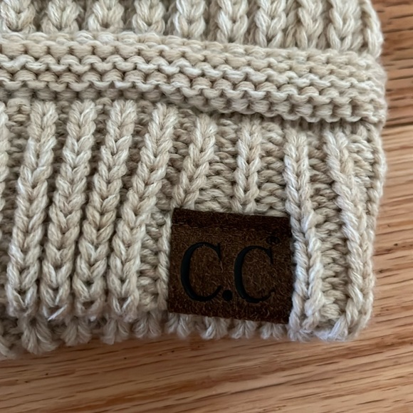 CC Knit Beanie Hat - Picture 2 of 5